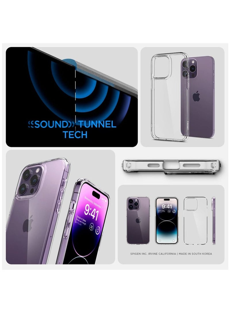 Spigen for Apple iPhone 14 Pro (2022) Ultra Hybrid Case Designed - Crystal Clear - Image 3