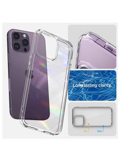 Spigen for Apple iPhone 14 Pro (2022) Ultra Hybrid Case Designed - Crystal Clear  - Image 2