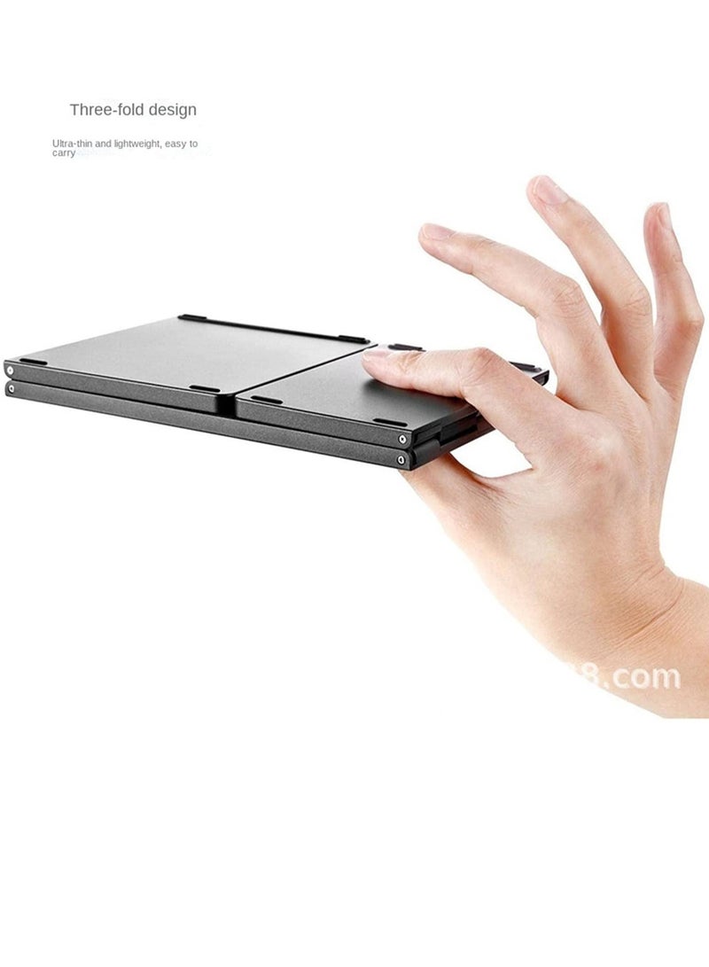 B033 three system Universal three folding with touch pad phablet computer wireless Bluetooth portable mini keyboard - Image 5