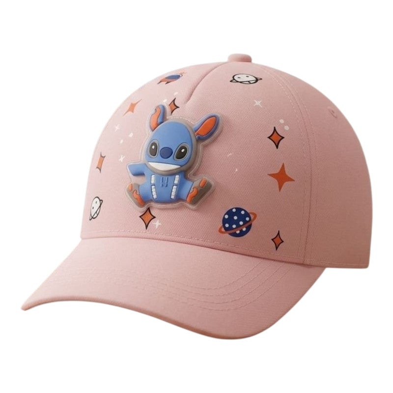 Children's sun hat with a cute cartoon design, perfect for outings and trips. (1162)