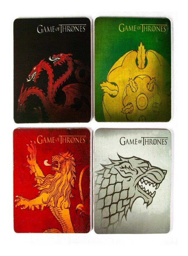 Game Of Thrones Coasters | Nerd Block Exclusive Drink Coaster Pads Featuring Game Of Thrones House Emblems | Set Of 4 - Image 2