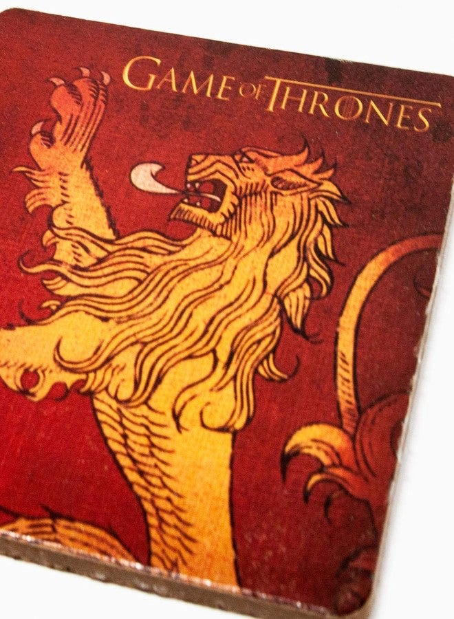 Game Of Thrones Coasters | Nerd Block Exclusive Drink Coaster Pads Featuring Game Of Thrones House Emblems | Set Of 4 - Image 4