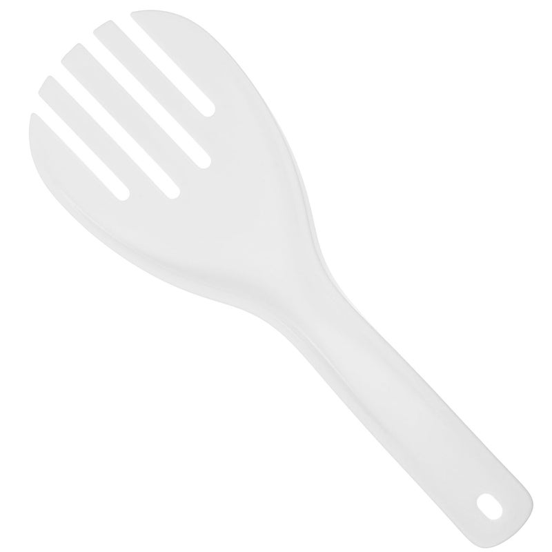 Thickened Plastic Rice Spoon Set Of 2 Large White Kitchen Serving Scoop For Home Hotel Restaurant - Image 2