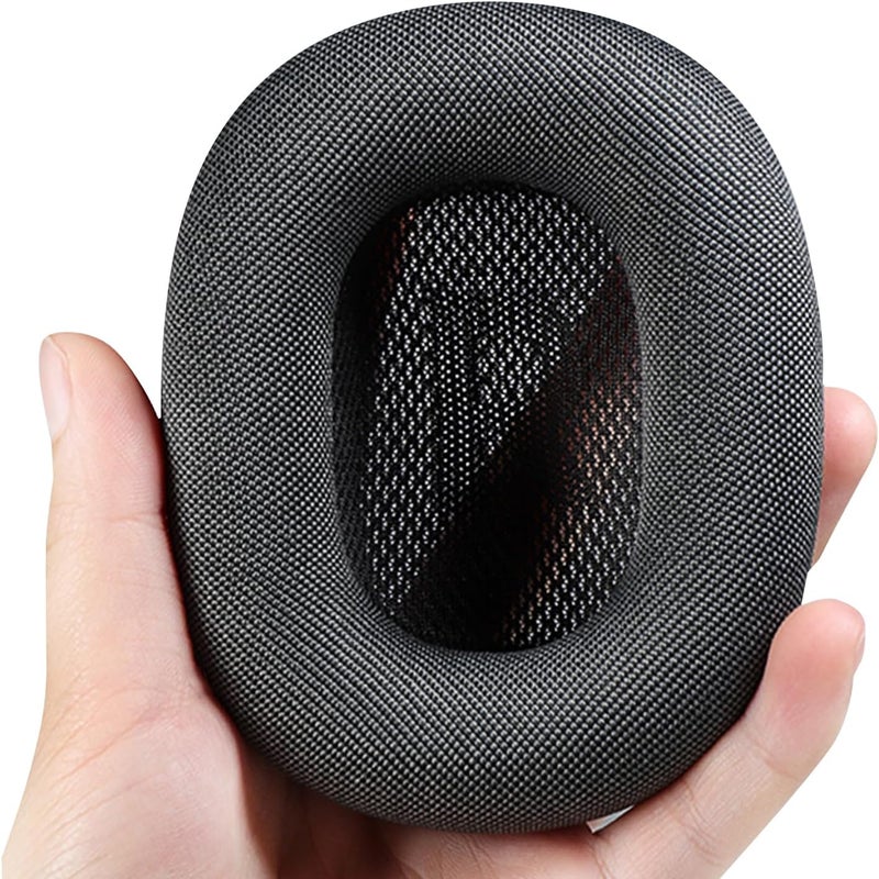 EARROCK Ear Cushions Replacement Fabric Earpads for AirPods Max Sweat Proof with Mesh Fabric and Magnet Black - Image 3