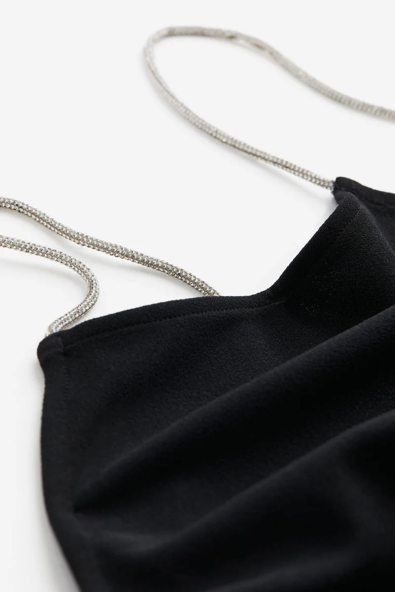 اتش اند ام بلوزة من الجيرسيه بحمالات