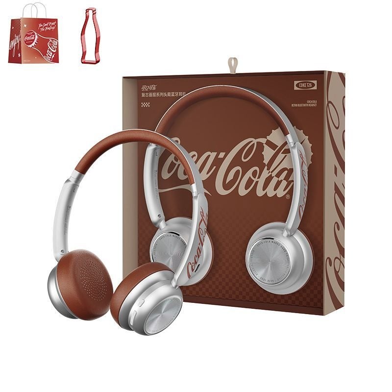 Coca-Cola Headband True Wireless Bluetooth Earbuds - Retro American Style, Sports Gift - Image 1