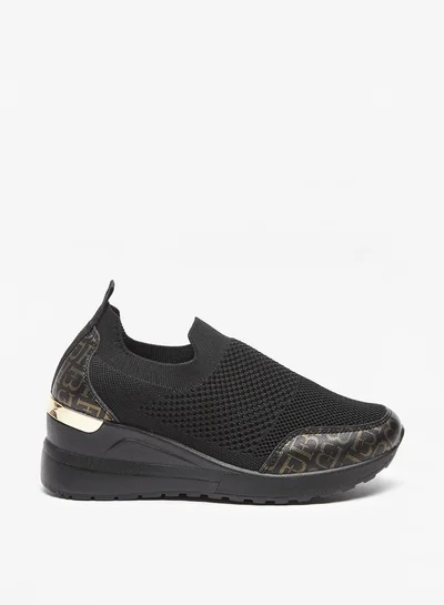 Flora Bella By Shoexpress Womens Textured Slip-On Sneakers With Pull Tab