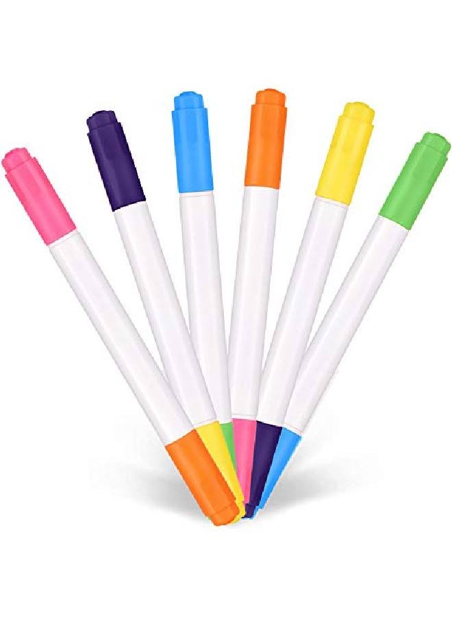 Outus 24 Pieces Dual Sided Neon Pens Colorful Neon Pens Dual Tip Art Marker Neon Pens For Light Up Led Board Write Draw Art Crafts  - Image 1