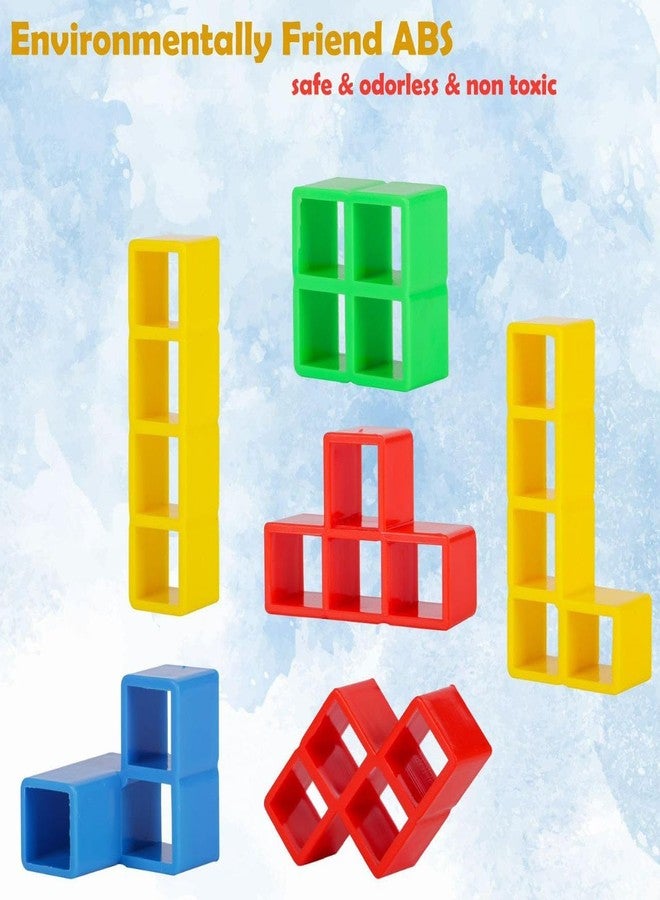 Fezeedi Tetra Tower Game, Tetra Tower Balance Board Game for Kids Adults, Brain Memory STEM Toys Games for Family Night, Parties, Travel, Christmas Birthday Ideas Gift for Kids - Image 2