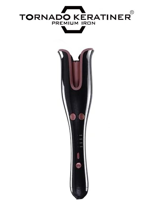 Tornado Keratiner Professional Hair Curler  Black/Rose Gold 660g - Image 1