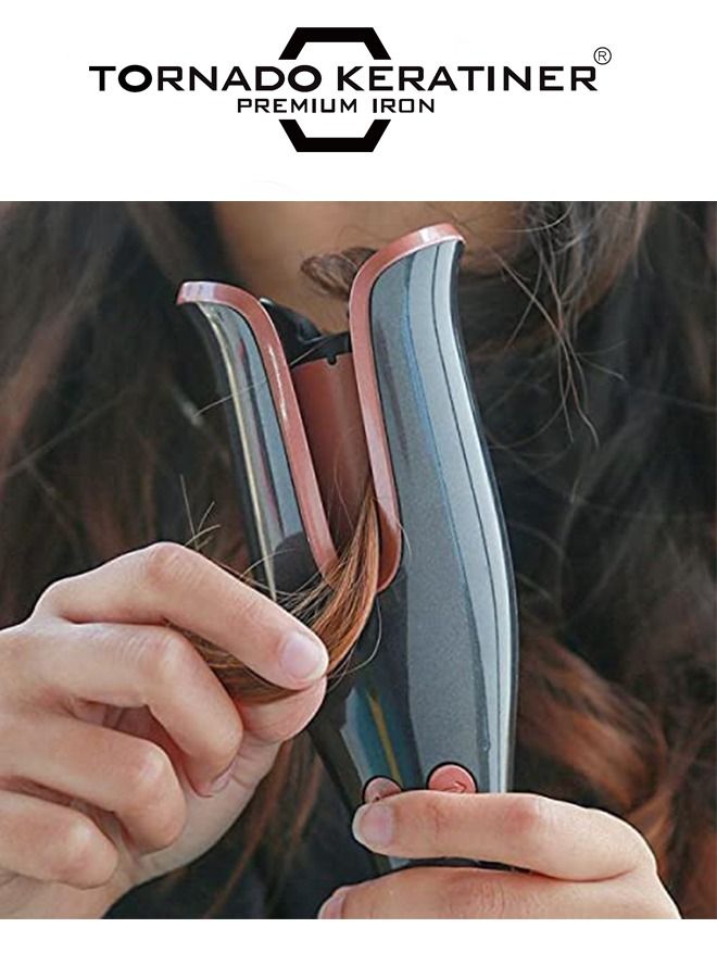 Tornado Keratiner Professional Hair Curler  Black/Rose Gold 660g - Image 3