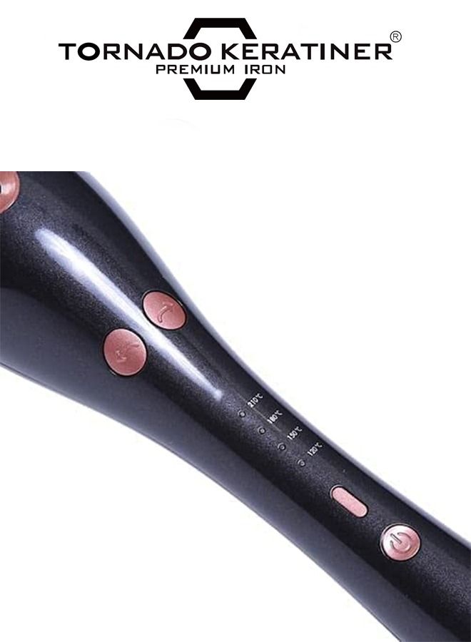 Tornado Keratiner Professional Hair Curler  Black/Rose Gold 660g - Image 5