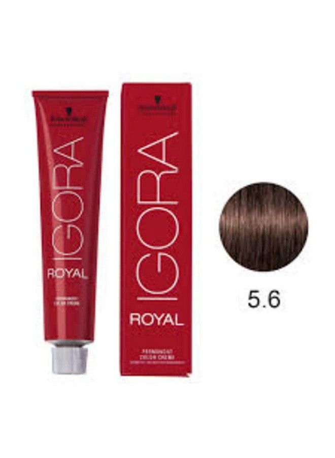 Schwarzkopf Professional Igora Royal Permanent Hair Color 56 Light Brown Chocolate 60 Gram - Image 3