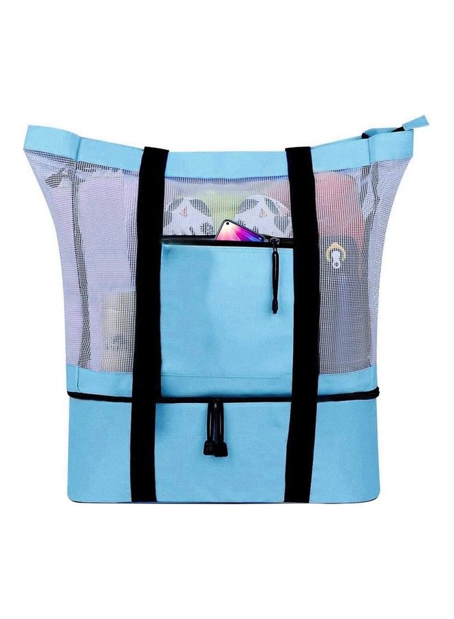 NIBEMINENT Beach Tote With Insulated Cooler Bag - Image 2