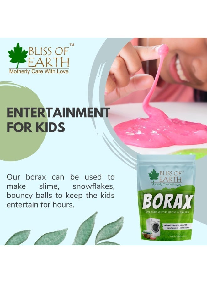 Bliss of Earth 4 oz American Borax Detergent Booster Powder Slime Activator Multipurpose Cleaning And Stain Remover Powder Ants Killer 100 Percent Pure Natural Sodium Borate Powder 113gm - Image 4