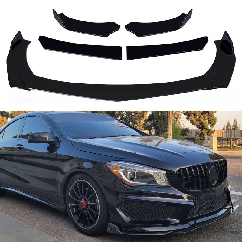 Rich Choices Universal Front Lip for CarFront Bumper Lip Splitter Spoiler Body Kits Compatible with Honda Civic Accord Toyota Mazda Chevy Silverado Dodge Challenger RT Nissan