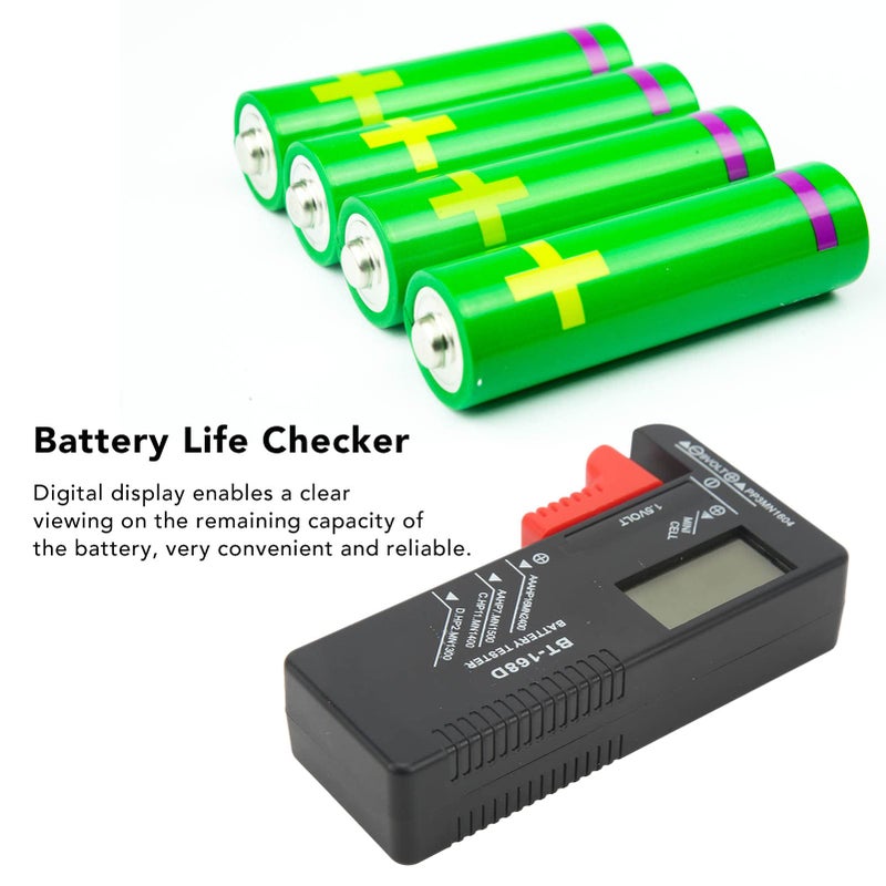 Digital Battery Capacity Tester Meter AA AAA 9V 1 5V Cell Checker Display Tool - Image 5