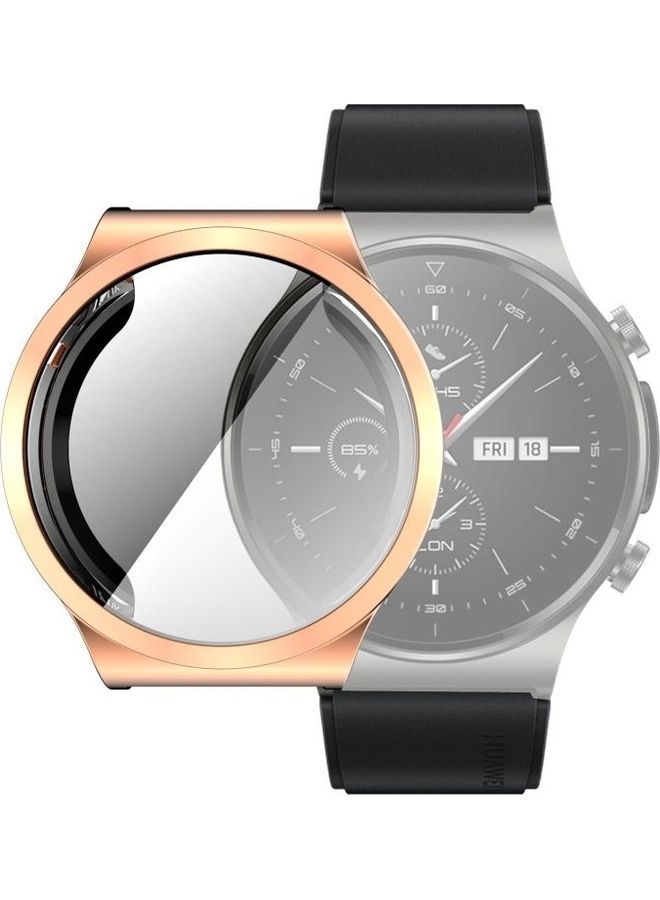 NIBEMINENT TPU Protective Case Cover For Huawei GT 2 Pro Rose Gold/Clear - Image 1