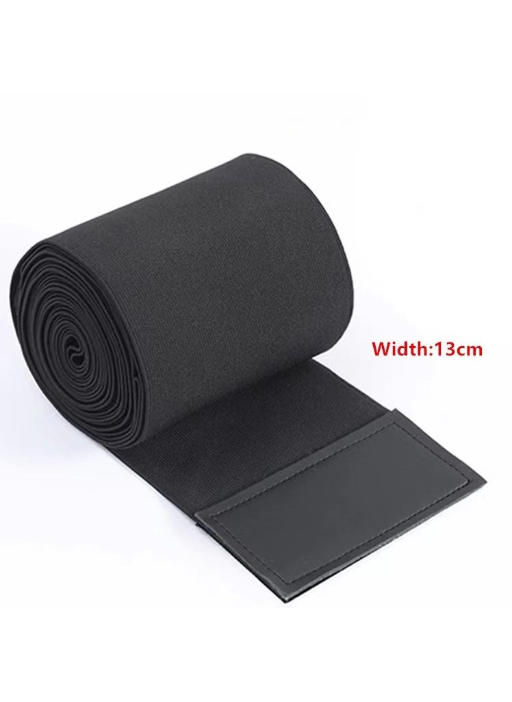 PYC Women Slimming Tummy Wrap Belt, Adjustable Comfortable Back Braces for Lower Back Pain Relief (Black)  - Image 5