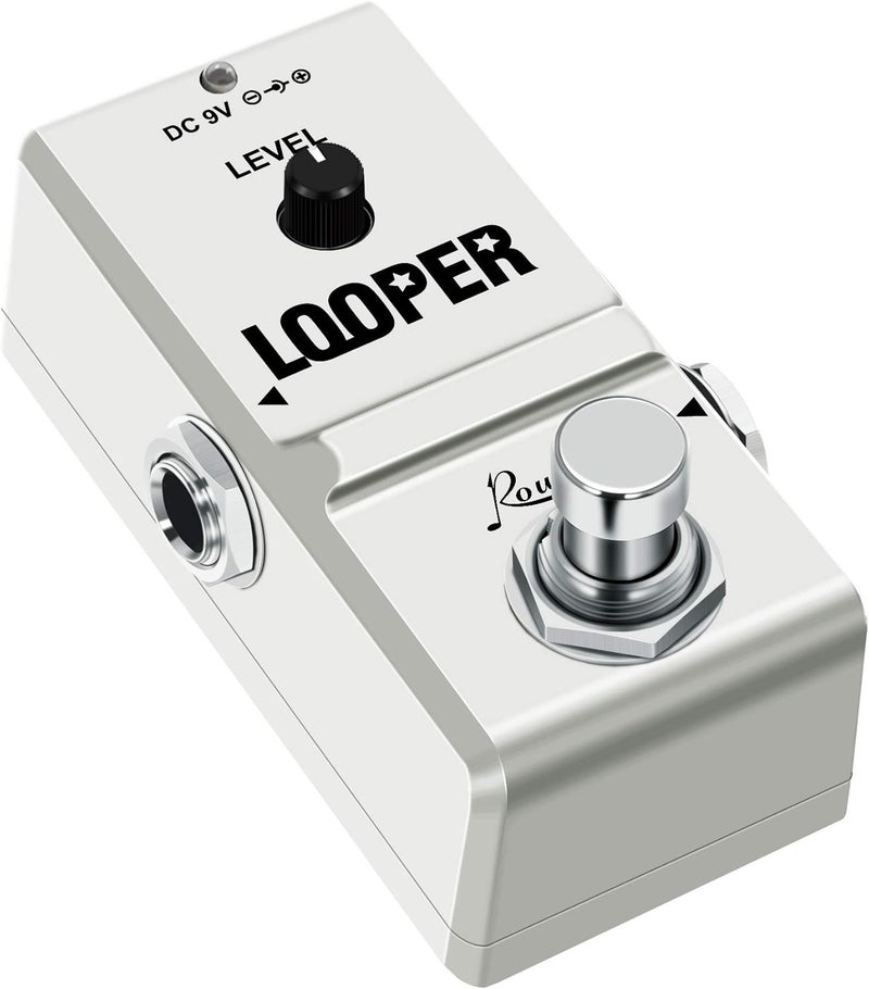 Rowin Nano Looper Electric Guitar Effect Pedal with 8G SD Card of 10 Minutes of Looping Unlimited Overdubs - Image 4