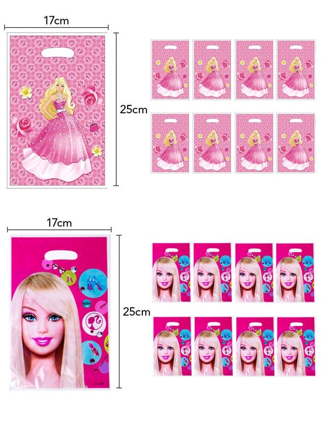 Party 40 PCS Barbie birthday party supplies, cartoon candy bags, tote bags, children's gift bags, adult birthday party decorations - Image 2