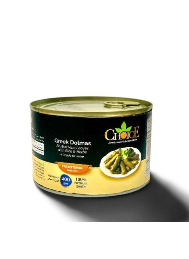 CHOiCE - Grape Leaves Stuffed With Rice 400 grams - Image 1