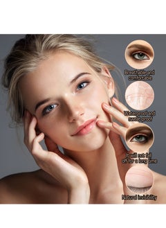 SYOSI Eyelid Tape 120Pcs Invisible Waterproof Double Eyelid Lifter Strips Big Eye Tools for Hooded Droopy Uneven Mono Eyelids Eyelid Stickers with Fork Rods and Tweezers  - Image 2