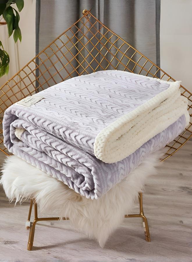 Plush 3D Sculpted Cozy Comfort Blanket - Image 1