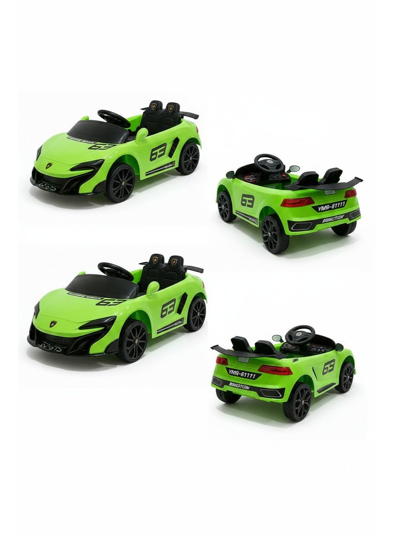 ضحكة  سيارة ركوب كهربائية للأطفال 6V بمحرك 380، تصميم رياضي - Image 5