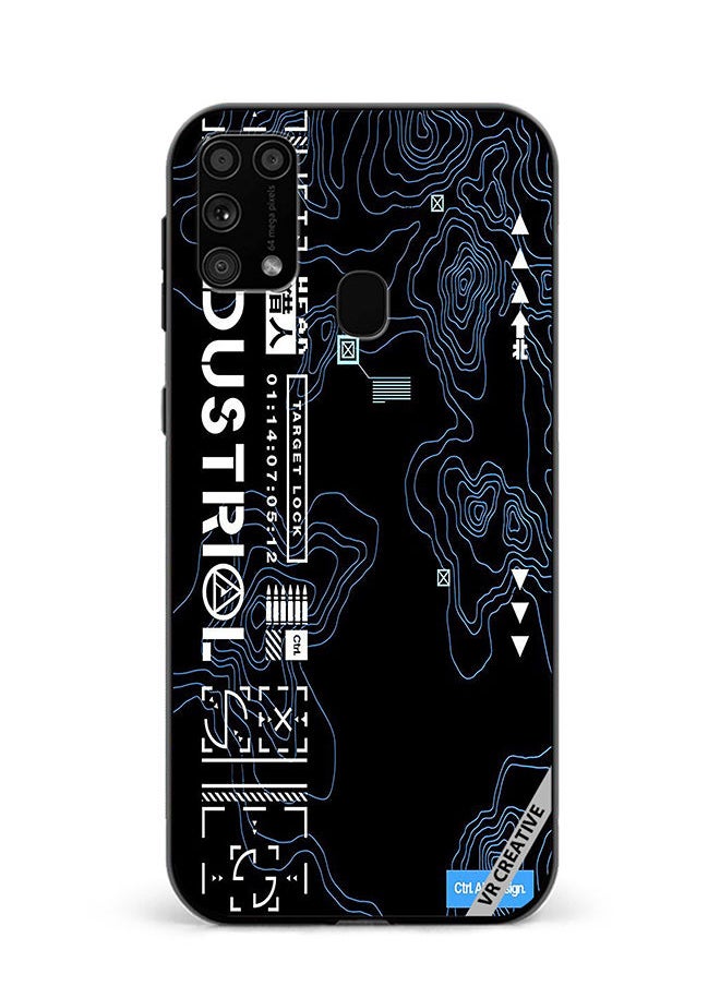 VR CREATIVE - Protective Case Cover For Samsung Galaxy M31/M31 Prime Target Lock Design Multicolour - Image 1