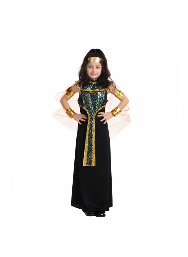 DSplay Girl Egyptian Costume Halloween Costumes for Kids (7-9 years) - Image 1