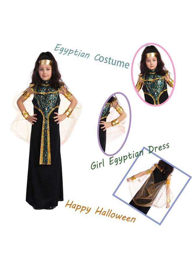 DSplay Girl Egyptian Costume Halloween Costumes for Kids (7-9 years) - Image 2