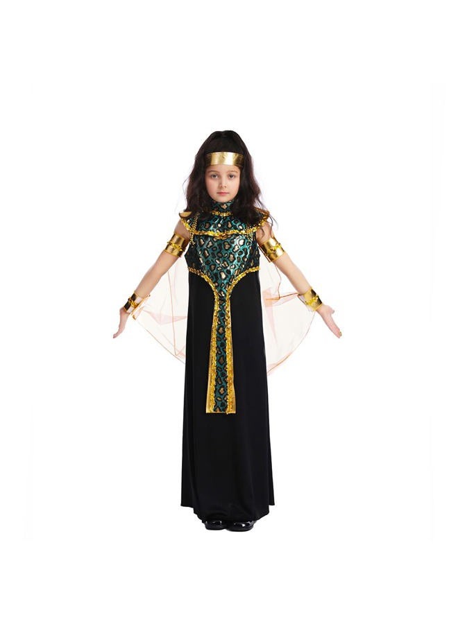 DSplay Girl Egyptian Costume Halloween Costumes for Kids (7-9 years) - Image 3