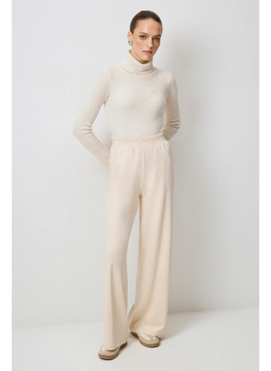 Touche Straight Fit Elastic Waist Trousers
