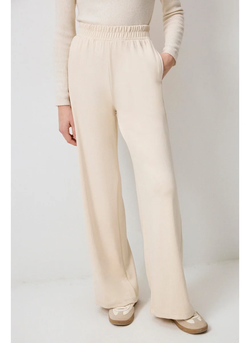Touche Straight Fit Elastic Waist Trousers