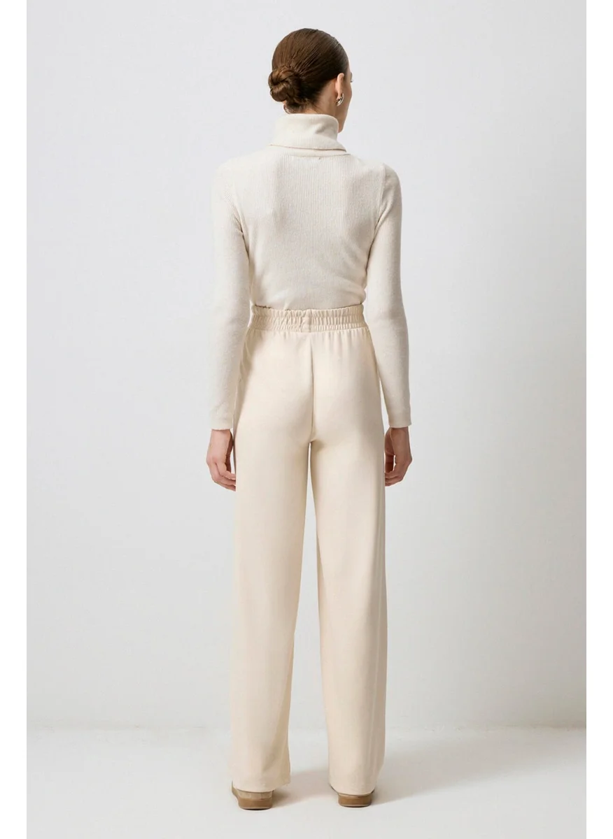 Touche Straight Fit Elastic Waist Trousers