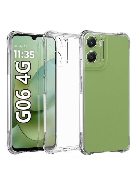 Phone Case For Motorola G06/ Motorola G06 Power 4G Crystal Clear Ultra Slim Anti Scratch Shockproof Protective TPU Back Cover