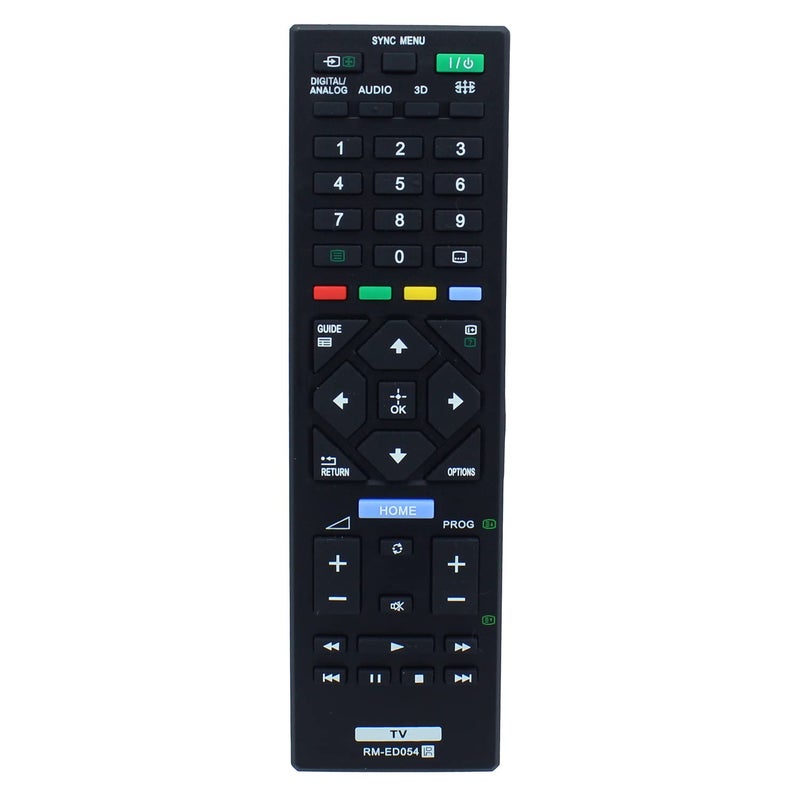 RM-ED054 Remote Control Replacement for Sony TV KDL32HX750 KDL40HX759 KDL46HX853 KDL32HX751 KDL40HX75G KDL46HX855 KDL32HX753 KDL40HX850 KDL46R450A KDL46R450A KDL40 3232HX753 32HX75 5 KDL40HX853 - Image 1