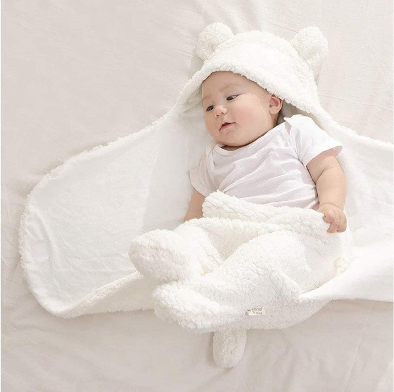 BRANDONN Baby Blanket Newborn Gift Pack of Swaddle Wrapper, 0-9 Months, Length 68 cm x Width 68 cm - Image 3