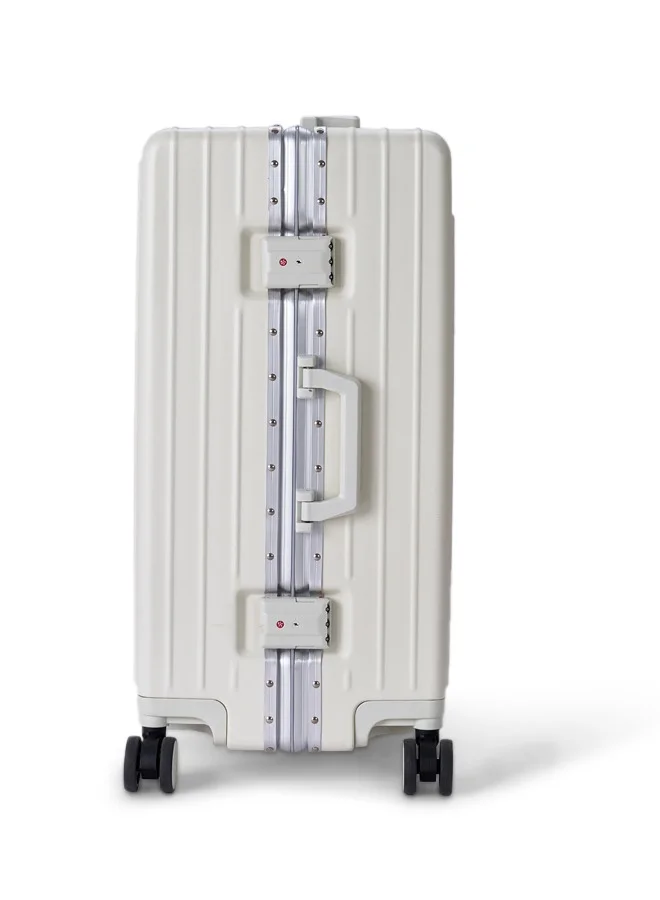LIMRA Travel Bags From Limra Made Of PC , Consisting of Two Pieces , Size 21"-25" Inches, off White Color