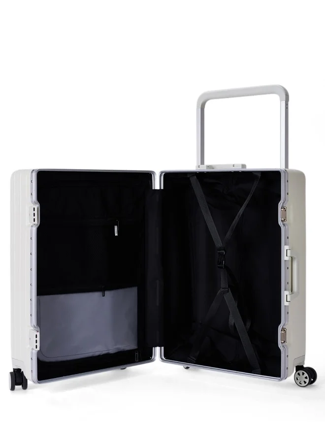 LIMRA Travel Bags From Limra Made Of PC , Consisting of Two Pieces , Size 21"-25" Inches, off White Color