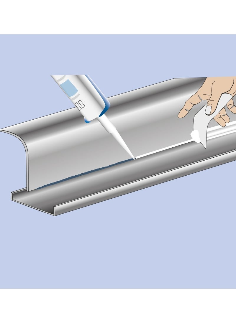 Weicon - Silicone A 85ml transparent Extremely elastic universal adhesive - Image 1