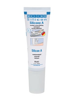 Weicon Silicone A 85ml transparent Extremely elastic universal adhesive  - Image 1