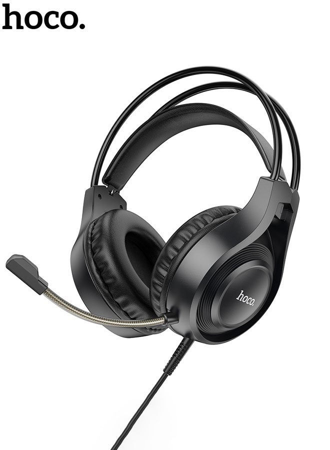 هوكو. سماعات رأس سلكية للألعاب W106 تايغر (أسود) - Image 1