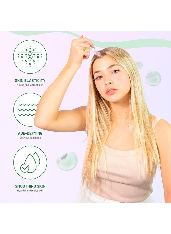 S VIAL أمبولة سيروم، سيروم أمبولة / سيرو أمبولا / سيروم أمبولة / أمبولة سيروم مضادة للشيخوخة بمركب خلايا جذعية طبيعية / خلايا جذعية / خلايا جذعية / أمبولة سيروم لتقوية الوجه والجسم للاستخدام مع أو بدون جهاز الديرما بن للعناية بالبشرة - Image 3