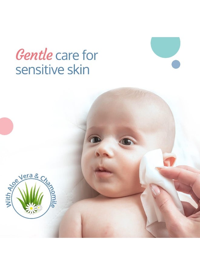 Luv Lap Baby Wipes Sensitive 72's - Pack of 3
