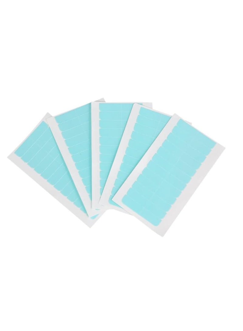 إستيل مجموعة شريط لاصق مقاوم للماء على الوجهين لوصلات الشعر (شرائط 60 قطعة، 5 أوراق) - Image 1