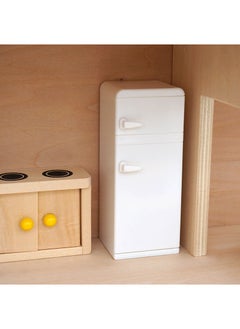 Generic Miniature Dollhouse Furniture Playset Toy White refrigerator 