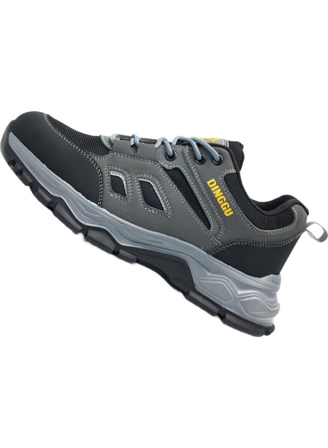 Dinggu Men'S New Breathable Anti-Odor Anti-Smashing Anti-Stab Safety Work Shoes Four Seasons Model 1012Hui41 - Image 2