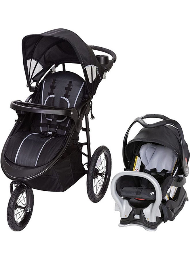 babytrend Cityscape Plus Jogger Travel System With Flexloc Ics- Raven - Image 4